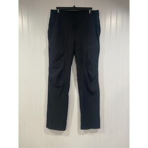 Eddie Bauer Fleece Lined Pants Black Women’s Sz 8 Hiking Outdoor Nature Camping